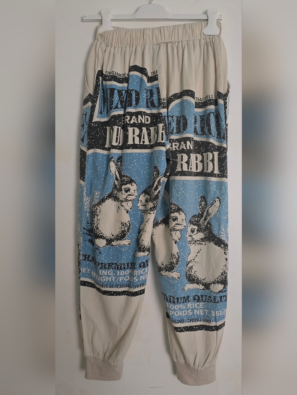 Cottage Core Jaded Gypsy Blue Bunny Joggere - Size S/M - Picture 5 of 10